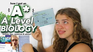 How I got an A in A Level Biology the struggle  Revision Tips Resources and Advice [upl. by Balbur]