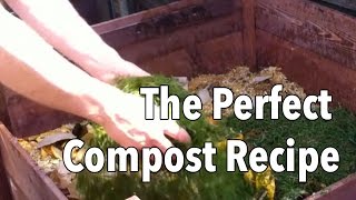 The Perfect Compost Recipe  How to Get Your Compost Heap Cooking [upl. by Anerual]