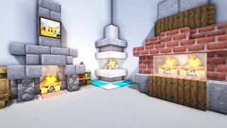 7 Minecraft Fireplace Design Ideas to Build [upl. by Aziaf638]