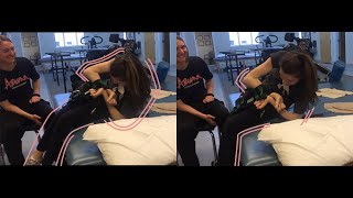 C5C6 Quadriplegic Supine to Sitting Transfer at Therapy [upl. by Maybelle]