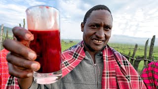 Africas SCARIEST Breakfast Tribal Food with the Maasai in Tanzania [upl. by Aicilanna]