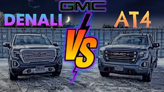 What’s the difference between the GMC Sierra Denali and the GMC Sierra AT4 [upl. by Foskett]