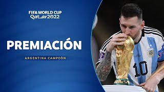 PREMIACIÓN  ARGENTINA CAMPEÓN DEL MUNDO  CATAR 2022 [upl. by Minier272]