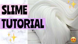 HOW TO MAKE SLIME Simple amp Easy Slime Recipe  2 Minute Easy Slime Tutorial Glue and Borax Slime [upl. by Signe]