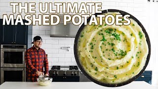 Creamy Roasted Garlic Yukon Gold Mashed Potatoes Recipe [upl. by Tempest517]