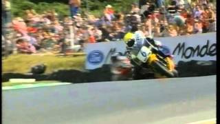 Britten V1000 vs Raceco Moto Guzzi  BEARS Brands Hatch 1995 AUDIO LOST See description [upl. by Erleena37]