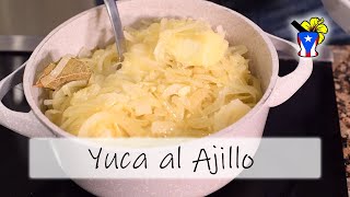 How to make Yuca al Ajillo  Easy Puerto Rican Recipe [upl. by Brunk73]