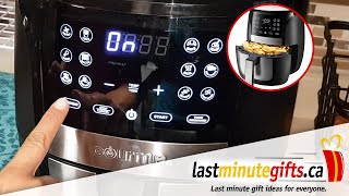 Gourmia Air Fryer 6 Quart Digital GAF698  FryForce 360 Technology  First Use  Amazon Air Fryer [upl. by Georgianne]