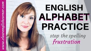 How to Say English Letters American English Alphabet Pronunciation [upl. by Adnorrahs]