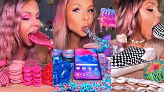 MOST POPULAR PRANK FOODS FOR ASMR COMPILATION EDIBLE VANS FANTA BOTTLE GALAXY SAMSUNG MUKBANG 먹방 [upl. by Eleanor]