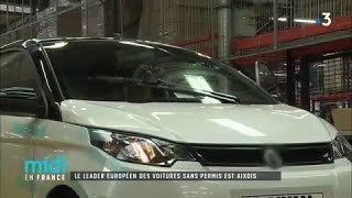 Le leader européen des voitures sans permis est aixois [upl. by Ellicott583]