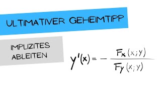 Implizites Ableiten easy Trick [upl. by Asert]