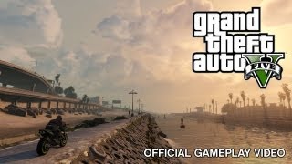 Grand Theft Auto V Official Gameplay Video [upl. by Acinorej]