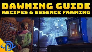 Dawning 2018 Event Guide  All Recipes amp Easy Essence Farming [upl. by Popper]