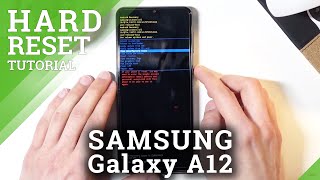 Hard Reset SAMSUNG Galaxy A12 – Bypass Screen Lock  Factory Reset by Recovery Mode [upl. by Anaiuq415]