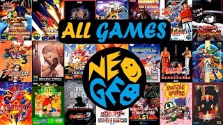 Catálogo Completo de NeoGeo 148 Juegos  ALL GAMES [upl. by Stovall]