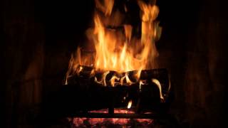 The Best Fireplace Video  10 hour crackling logs rain and jazz [upl. by Remas]