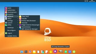 NomadBSD Persistent Live USB OS [upl. by Annyahs270]