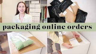 PACKAGING MY ONLINE ORDERS  Tips amp Tricks Stock Organization Detailed process [upl. by Babita932]