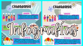 ✨Cómo hacer Infografía en Word🦉💻 [upl. by Lyrred]