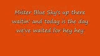 Mr Blue Sky  ELO With Lyrics [upl. by Ernald423]