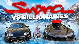 1000HP Supra terrorizing Billionaires Hypercarmeet in Switzerland [upl. by Lisetta]