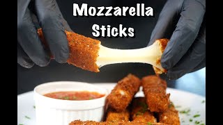 Quick and Easy Mozzarella Sticks Recipe MrMakeItHappen [upl. by Hebe]