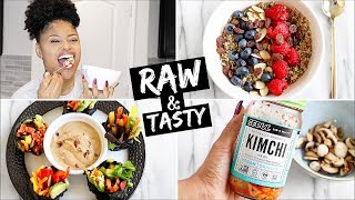 100 RAW VEGAN MEALS ➟ what I eat In a day [upl. by Bella792]