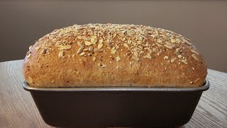 Healthy Hearty Homemade Multigrain Bread [upl. by Ahsienahs]