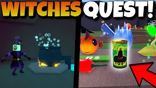 HOW TO COMPLETE WITCHES QUEST FOR NEW quotWITCHES BREWquot INGREDIENT Wacky Wizards Roblox [upl. by Langston63]