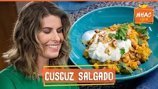 Cuscuz marroquino com legumes aprenda a fazer receita vegetariana  Rita Lobo  Cozinha Prática [upl. by Marja]