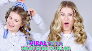 VIRAL TikTok HEATLESS Hair Curler [upl. by Ojyram]