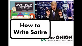 How to Write a Satire [upl. by Prader659]