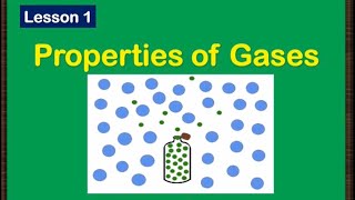 Lesson 1 Common Properties of Gases [upl. by Richards]