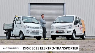 DFSK EC35 ElektroTransporter aus China im ersten Test  Review  Fahrbericht  2021 [upl. by Atnad27]