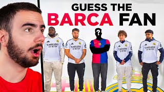 5 Real Madrid Fans VS 1 SECRET Barcelona Fan [upl. by Samara]