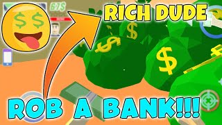 How to ROB A BANK in Dude Theft Wars [upl. by Eeuqram]