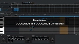 How to use VOCALOID3 and VOCALOID4 Voicebanks [upl. by Neelyahs]