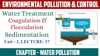 Coagulation amp Flocculation Sedimentation  Water Treatment Process  Environmental Pollution [upl. by Adekram]