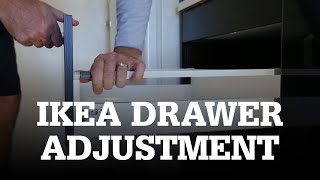 How to Adjust IKEA Drawers [upl. by Kahler569]