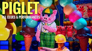 The Masked Singer Piglet All Clues Performance amp Reveal [upl. by Ahsienaj]