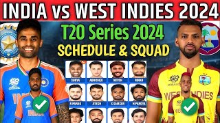 India vs West Indies T20 Squad 2024 IND VS WI T20 SERIES 2024Ind vs Wi T20 Probable Squad Today [upl. by Liatris505]