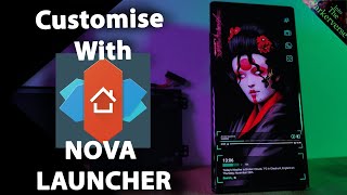 Customise your Phone with Nova Launcher  Quick Android Guide 2022  How to use nova [upl. by Manda830]