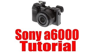 Sony a6000 Overview Tutorial [upl. by Mehalick826]