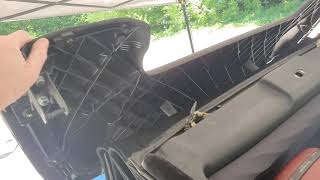 How to Manually Open BMW Convertible Top [upl. by Mcripley]