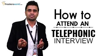 HOW TO ATTEND A TELEPHONIC INTERVIEW FOR FRESHERS  INTERVIEW TIPS [upl. by Ased]