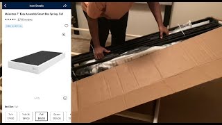 Mainstays 7” Easy Assembly Smart Box Spring [upl. by Cecil]