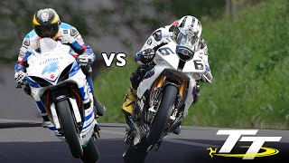 Isle of Man TT ROAD RACES  GUY MARTIN vs MICHAEL DUNLOP  Greatest Show on Earth [upl. by Stelu118]