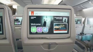 Cabin Tour  New Emirates Boeing 777300ER [upl. by Sergu]