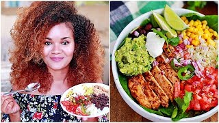 DIY Chipotle Burrito Bowl Meal Prep  Mukbang [upl. by Nnairda]